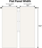 H.VERSAILTEX Back Tab Curtains 102 Inch Long - Image 6