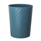 Plastic Small Bathroom Trash Can Wastebasket Garbage Can, Bluish Green | by UUJOLY