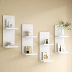 Floating Wall Shelves Set of 2, Modern Storage - Image 5