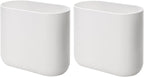 iDesign Small Slim Plastic Bathroom Trash Can by iDesign
