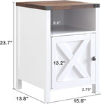 Farmhouse End Table, Nightstand - Image 3
