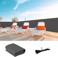 LOVE STORY Custom Size 3.3'x36' Balcony Privacy Screen Cover, Dark Grey | HDPE by LOVESTORY