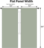 H.VERSAILTEX Blackout Curtains Thermal Insulated Window Treatment Panels Room - Image 6