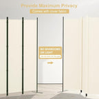 Kokorona 6 Panel Room Divider, 6FT Tall Folding Privacy Screen Wall Dividers - Image 5
