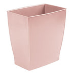 iDesign Small Plastic Bathroom Trash Can, Slim Rectangle Garbage Bin - Image 6