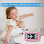 Peakeep Night Light Digital Alarm Clock Battery Operated Indoor Temperature | - Image 2
