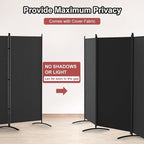 Kokorona 3 Panel Room Divider, 6FT Tall Folding Privacy Screen Wall Dividers - Image 4