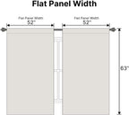 H.VERSAILTEX Blackout Curtains Thermal Insulated Window Treatment Panels Room - Image 6