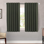 H.VERSAILTEX Blackout Curtains Thermal Insulated Window Treatment Panels Room by HVERSAILTEX