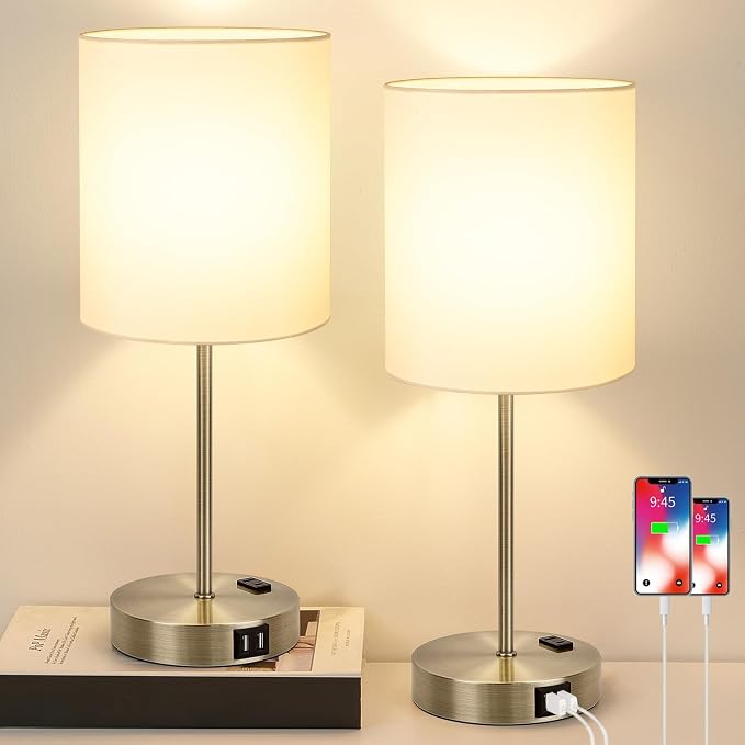 Lynnoland Set of 2 Touch Control Table Lamps by BringBrightnesstoYourLife