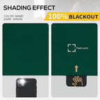 Yakamok Emerald Green Blackout Curtains 72 inches - Image 2