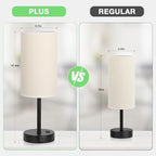 Dicoool 17.4" Bedside Lamp for Bedroom - Image 2
