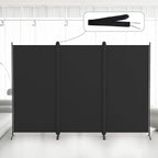 Kokorona 3 Panel Room Divider, 6FT Tall Folding Privacy Screen Wall Dividers by Kokorona