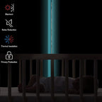 Diraysid Teal Grommet Blackout Curtains - Image 3