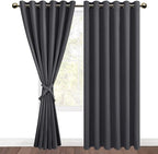 DWCN Dark Grey Blackout Curtains - Image 7