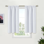 BGment Short Curtains for Kitchen Window Over Sink by BGment