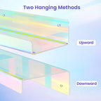 upsimples 2 Pcs 15" Iridescent Acrylic Shelves - Image 6