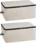 Canvas Storage Bags for Comforters and Blankets by OrganicCottonMart