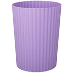 JiatuA Small Bathroom Trash Can Plastic Wastebasket Garbage Can Taro Purple | by JiatuA