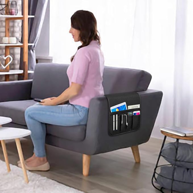 Remote Control Holders for Armchairs, Couch Caddy, Featuring Non-Slip Bases | 5 - Image 6