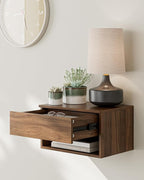 Modern Walnut Floating Nightstand - Image 4