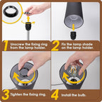 Bedside Lamp with USB Port - Image 6