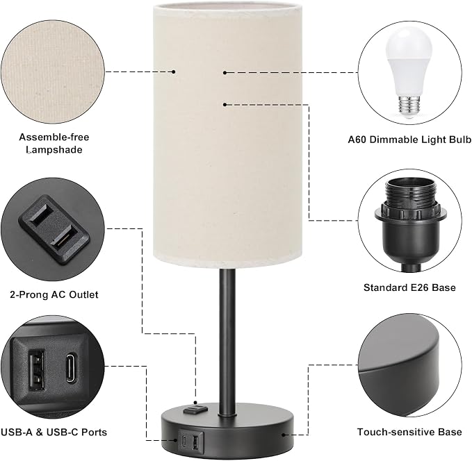 Touch Table Lamp - Image 5