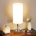 MOICO Bedside Table Lamp for Bedroom, 3-Way Dimmable Nightstand Lamp by Unknown