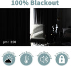 BGment Thermal Insulated 100% Blackout Curtains - Image 4