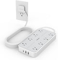 TESSAN Power Strip Surge Protector, 10FT Flat Plug Extension Cord | 8 Outlets 3 by TESSAN