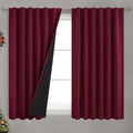 BGment Red Blackout Curtains 45 Inches Long by BGment