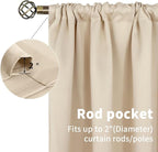 BGment Blackout Curtains 30 Inches Length - Image 5
