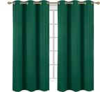 Diraysid Green Grommet Blackout Curtains - Image 2
