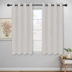 Easy-Going Thermal Grommet Blackout Curtains, 2 Panels 52x46 in, LightLinen | by Easy-Going