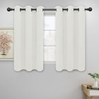 Easy-Going Thermal Grommet Curtains, 2 Panels 42x45 in, Ivory | Machine by Easy-Going
