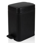 Small Bathroom Trash Can with Lid, 1.9 Gallon Slim Soft Close Step, Kitchen & by rejomiik