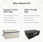 Canvas Storage Bags for Comforters and Blankets - Image 7