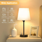Bedside Table Lamps Set 2 for Bedroom - Image 5