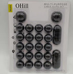 Desk Cable Management Cord Organizer, 24 Pack Black Self Adhesive Cord Holder - Image 7