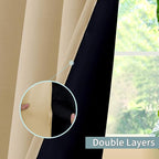 BGment Thermal Insulated 100% Blackout Curtains - Image 2