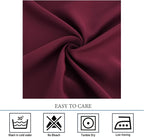 Diraysid Burgundy Red Grommet Blackout Curtains - Image 8