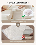 Eachy 2-Pack Comforter Storage Bag Blanket Storage Bags, Compression Storage - Image 3
