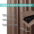 NICETOWN Cold Reducing Curtains, Complete Blackout Shades - Image 6