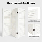 3 Panel Room Divider Short, Short Folding Privacy Screen, Freestanding Privacy - Image 4