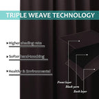NICETOWN 100% Blackout Lined Curtains, 1 Pair, 2 Thick Layers Completely - Image 5