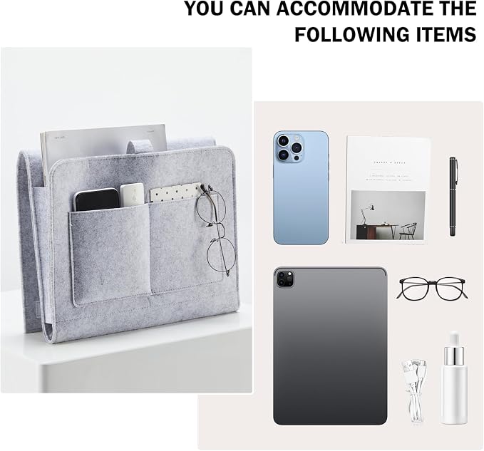 Bedside Caddy, Bedside Organizer - Image 6