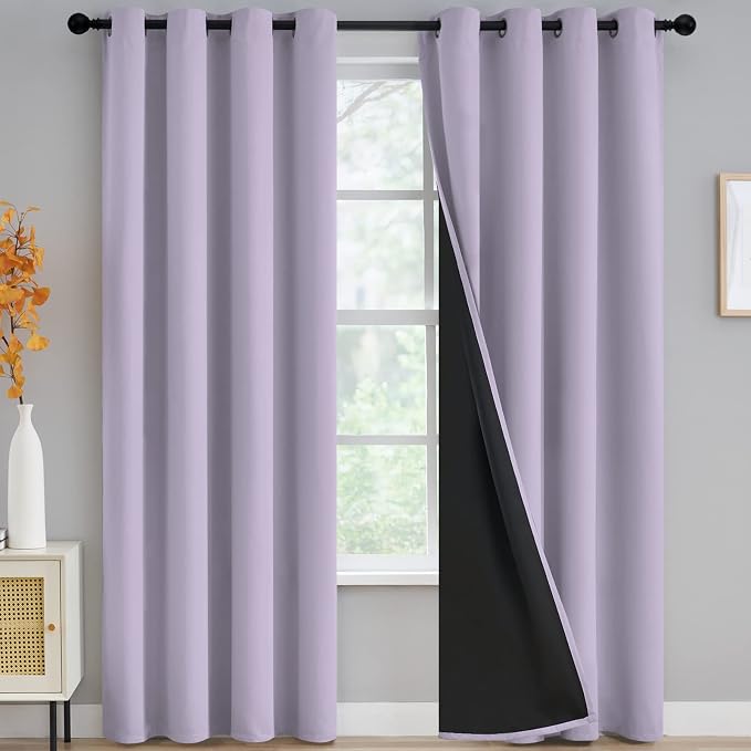 100% Blackout Window Curtain Panels by Yakamok