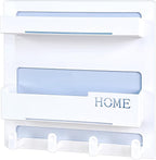 CHENYAOAI Bedside Shelf Accessories Organizer, Wall Mount Self Stick On - Image 3