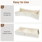 StorageWorks 6 Inch Low Profile Under Bed Storage Containers - Image 7