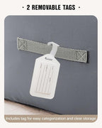Eachy 2-Pack Comforter Storage Bag Blanket Storage Bags, Compression Storage - Image 9
